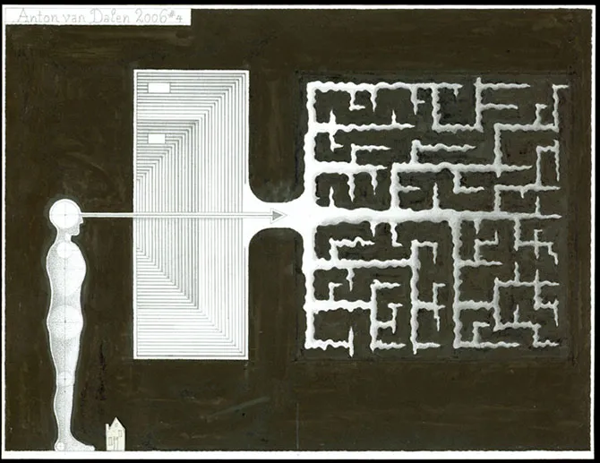 Artwork by Anton van Dalen, posted to but does it float?